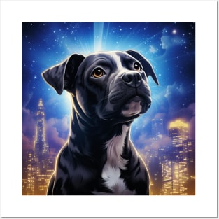 Staffy Shine Posters and Art